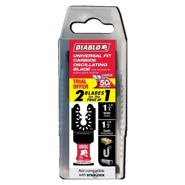 DIABLO DOU125CGPP2 К-т пилок для мультитула (2шт)