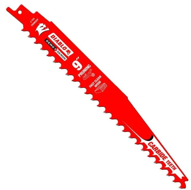DIABLO DS0903CP Пилка по сырой и чистому резу древесинe CARBIDE 23см (9") для сабельной пилы