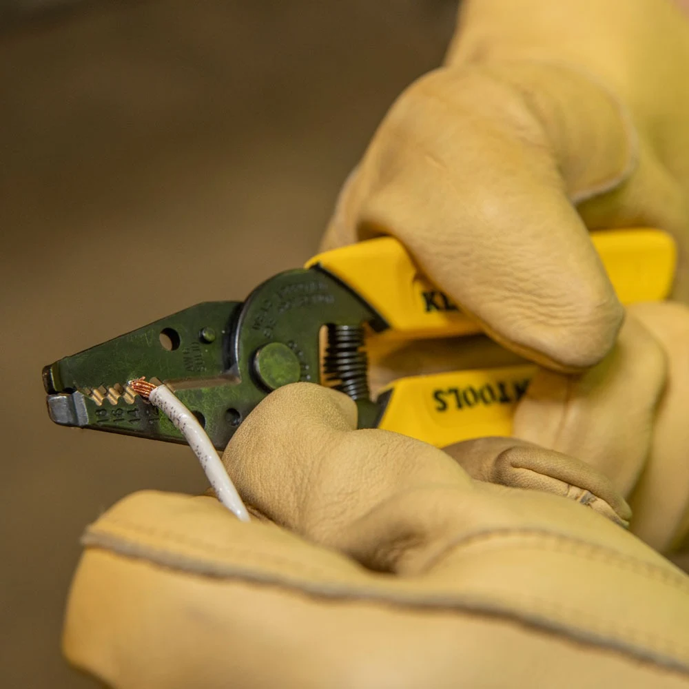 KLEIN TOOLS 11045 стриппер с кусачками для одножильного провода 10–18 AWG