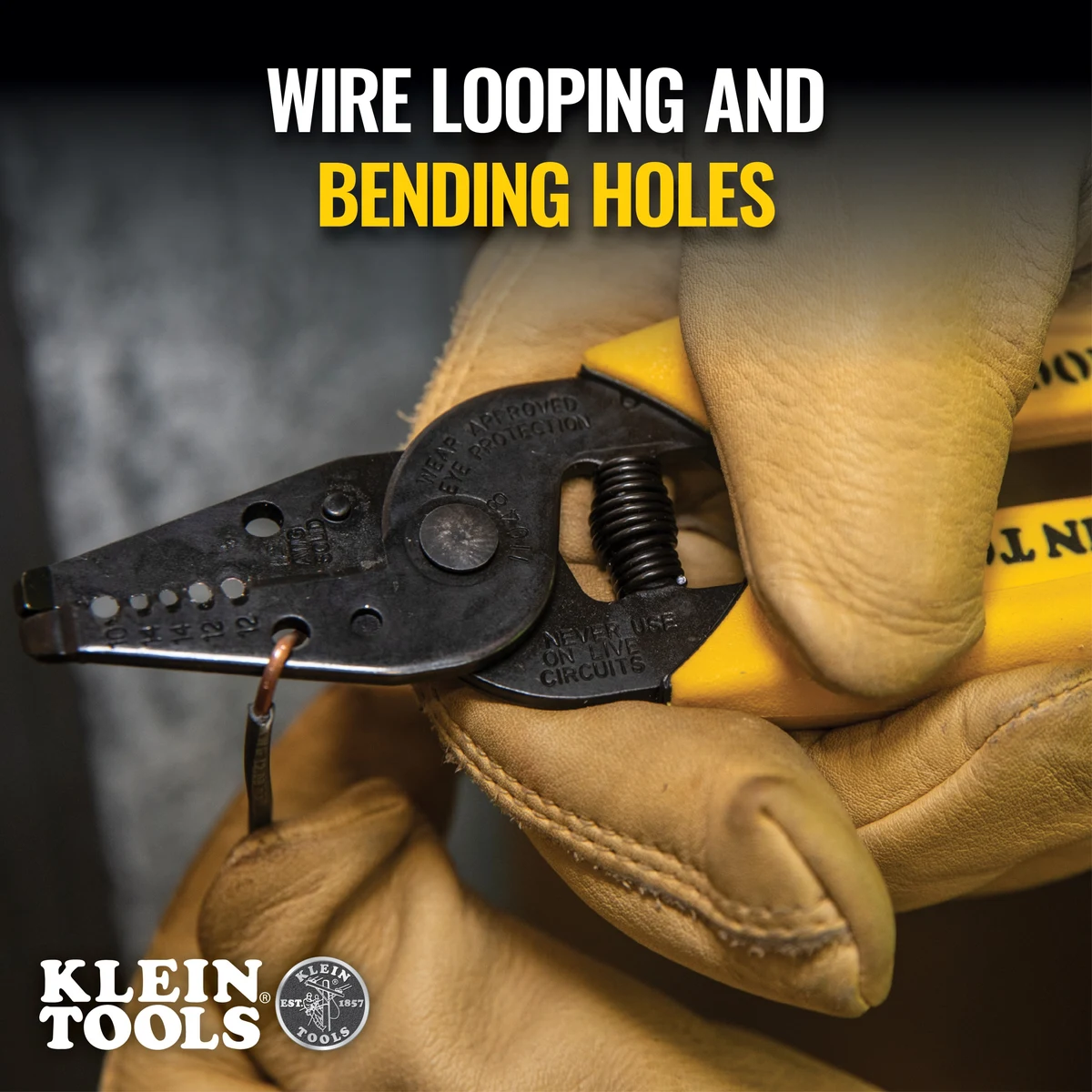 KLEIN TOOLS 11048 стриппер с кусачками для одножильного провода