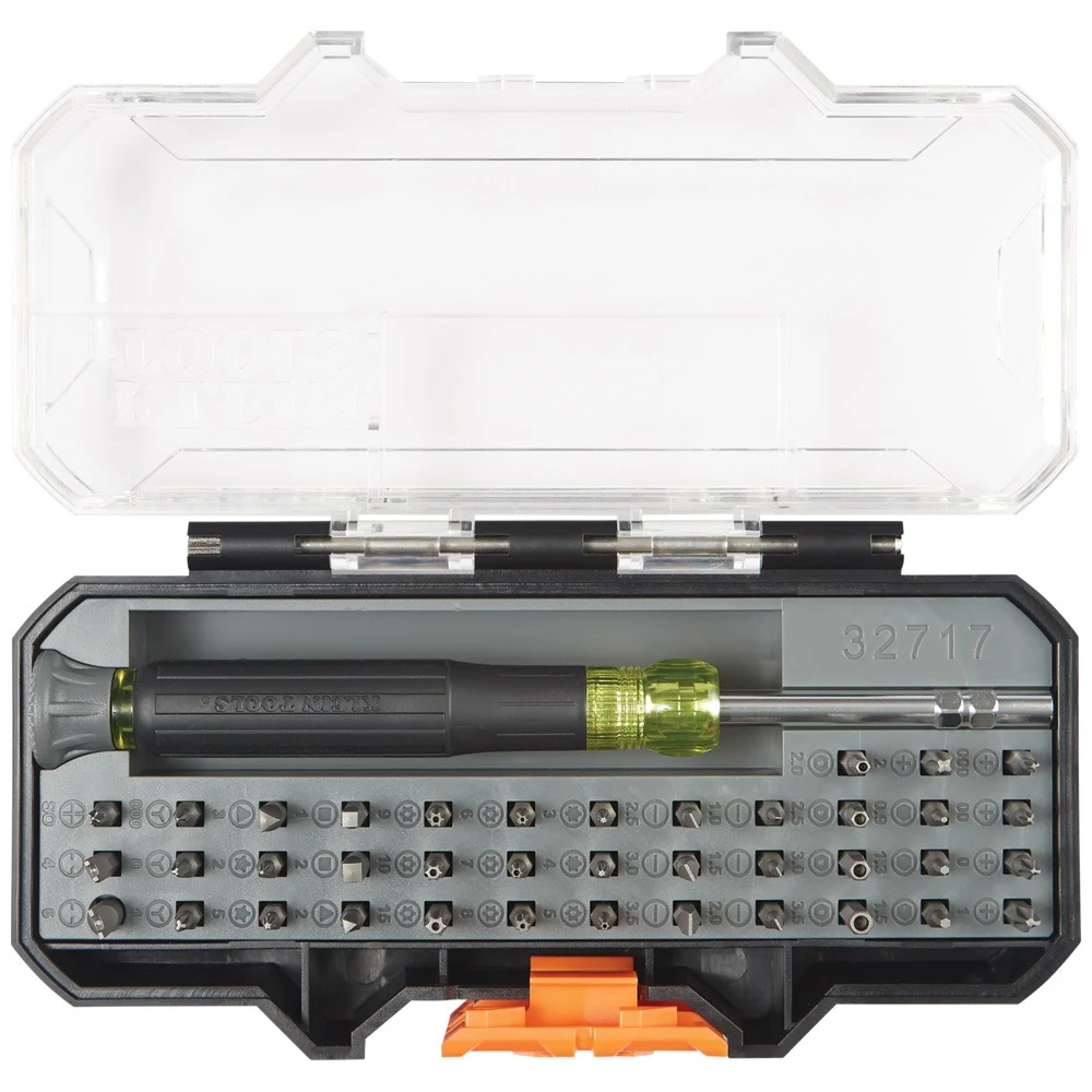 KLEIN TOOLS 32717  Прецизионная отвёртка с набором сменных бит