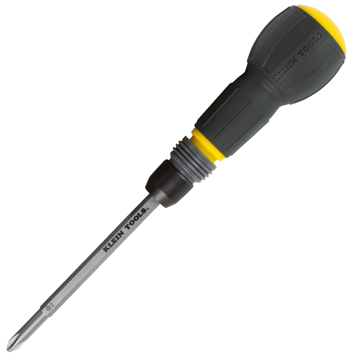 KLEIN TOOLS 32960A отвертка Fastbit Tru-Grip со сменным стержнем PH2 / SL 6 мм