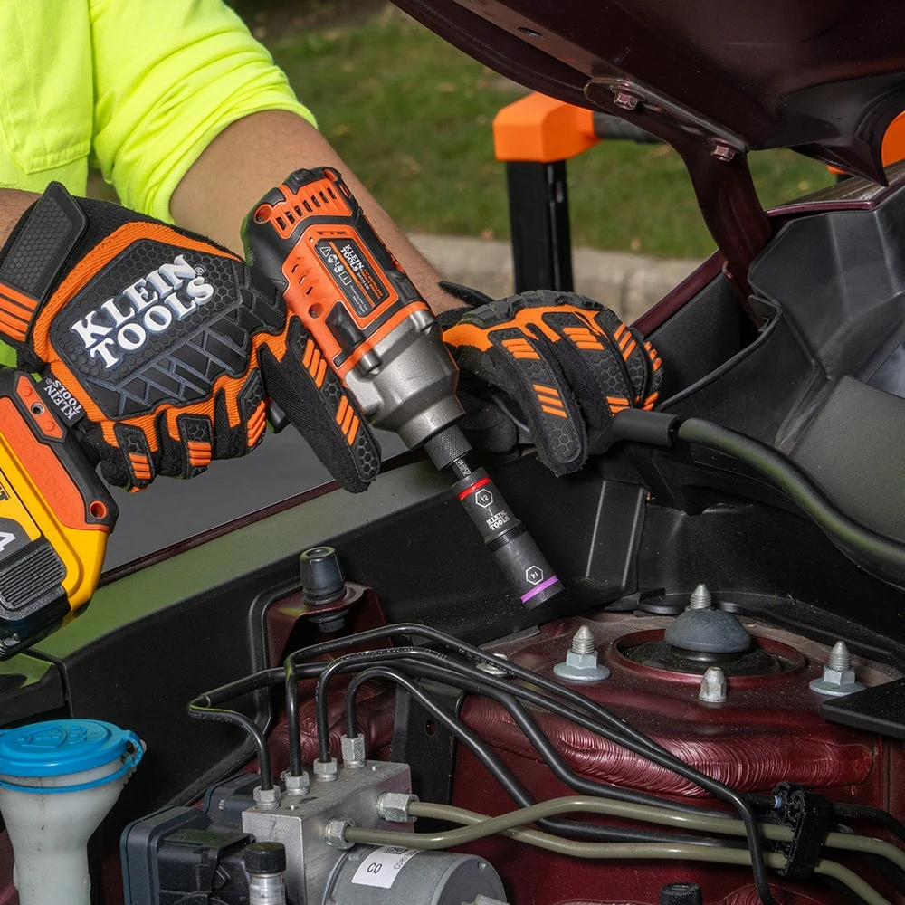KLEIN TOOLS 65619 набор двусторонних ударных головок 8–18 мм, 8 предметов