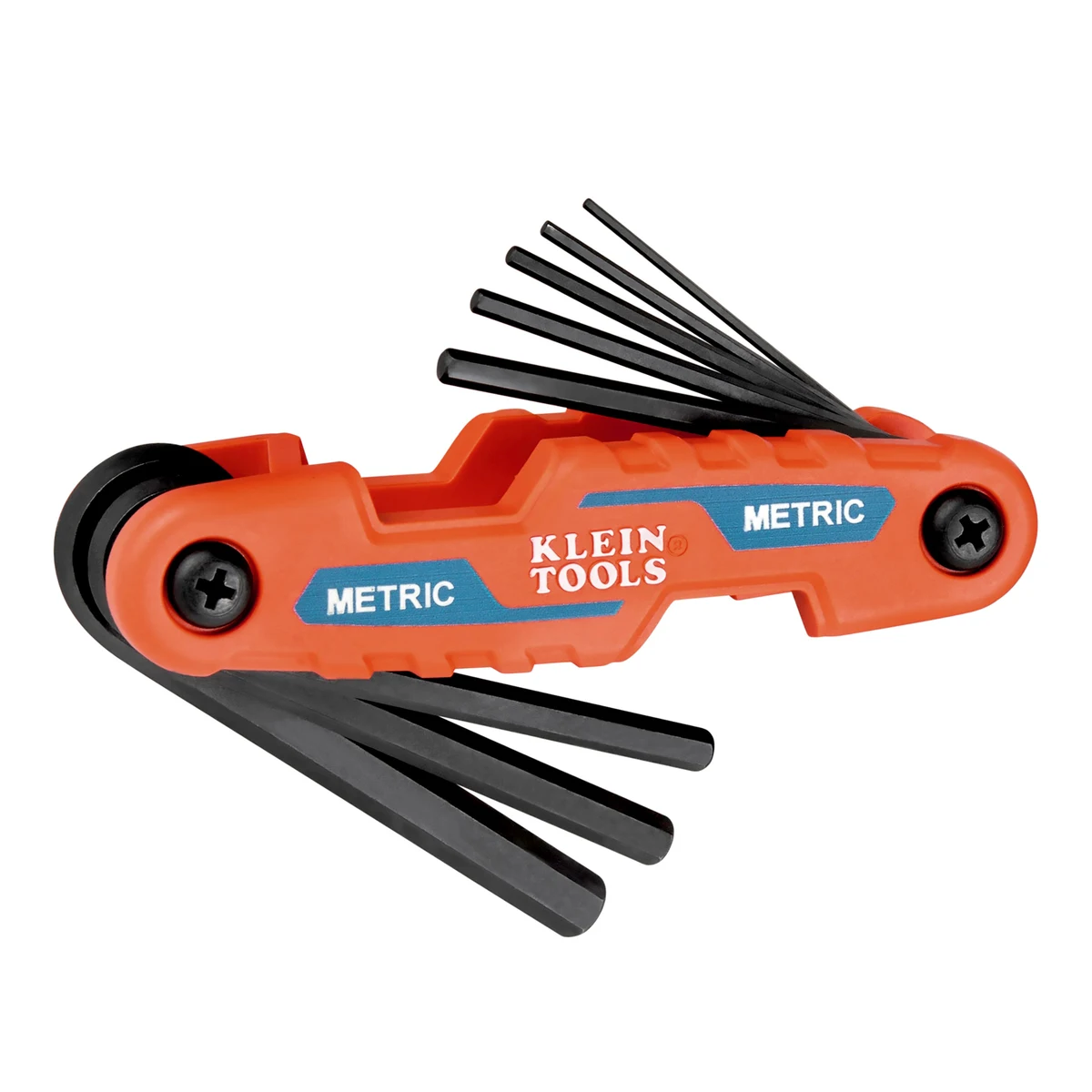 KLEIN TOOLS 70540M Складной набор шестигранников 8 ключей, метрические