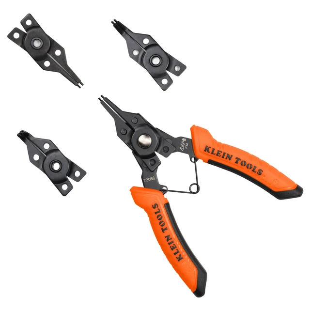 KLEIN TOOLS 73066 универсальный съёмник стопорных колец 6 в 1 со сменными насадками
