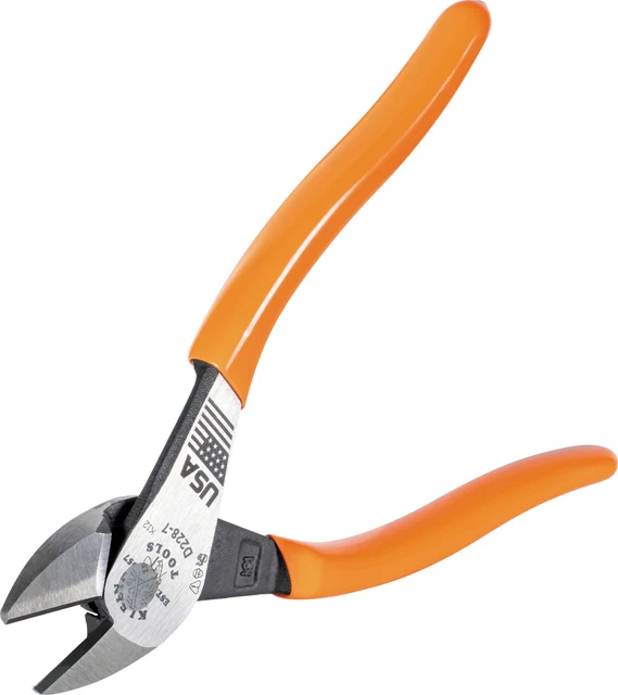KLEIN TOOLS d228-7 Бокорезы усиленные High-Leverage, 180 мм, США