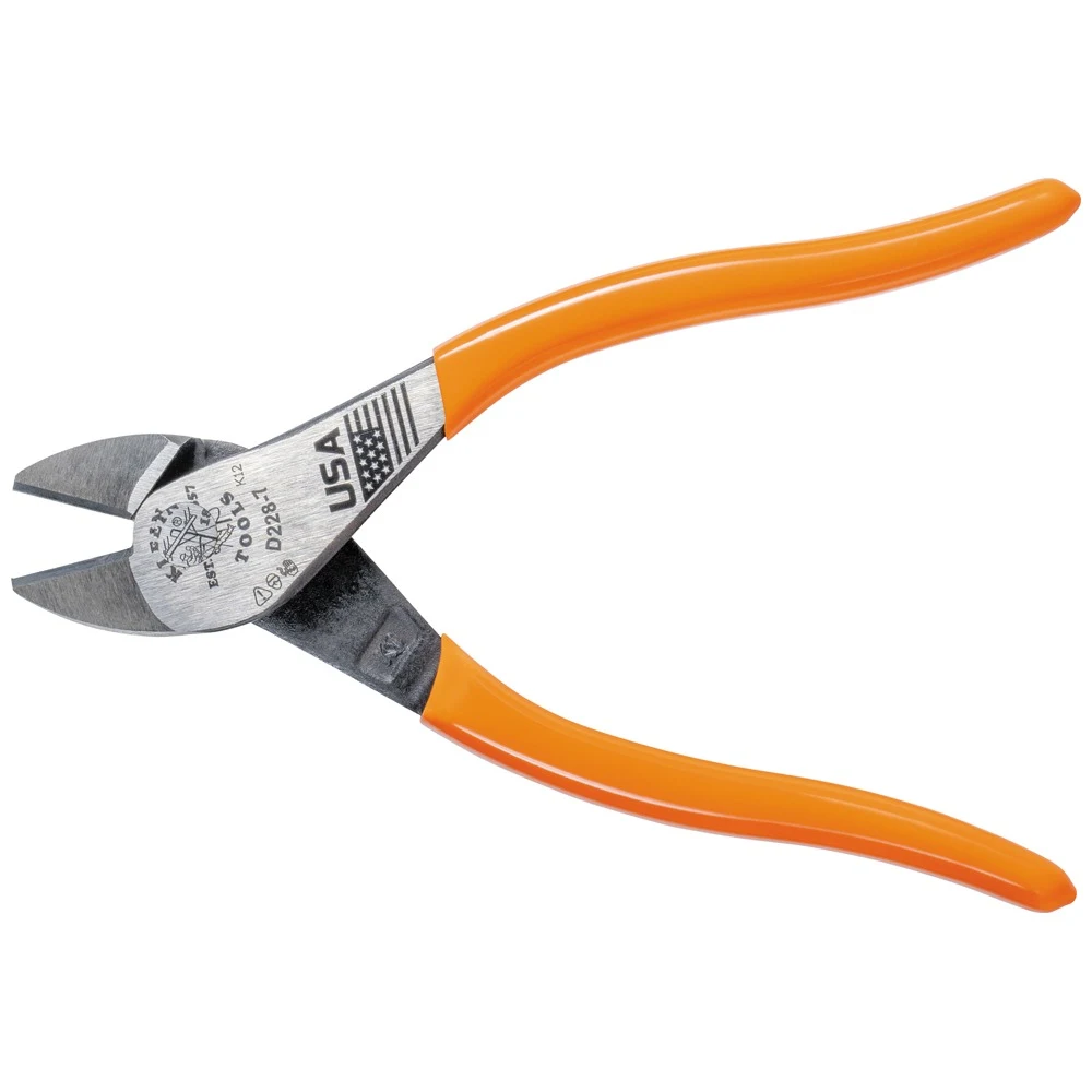 KLEIN TOOLS d228-7 Бокорезы усиленные High-Leverage, 180 мм, США