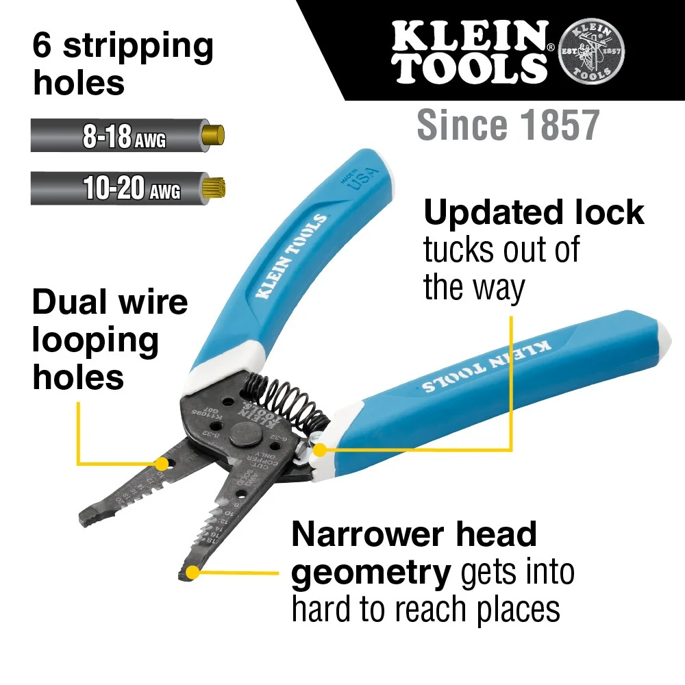 KLEIN TOOLS K11095 Стриппер-кусачки